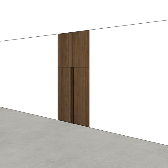 Houtmerk - Kast Mauro 08 - Hoge niskast met deuren Kastcombinatie Houtmerk   