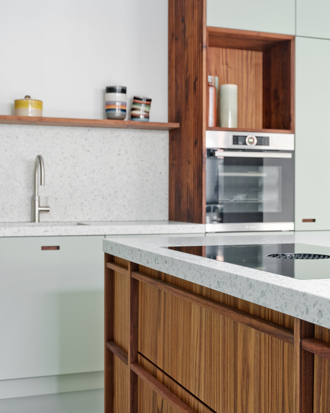 Houtmerk Ratio® - Tussenstaander recht - Noten Houtmerk
