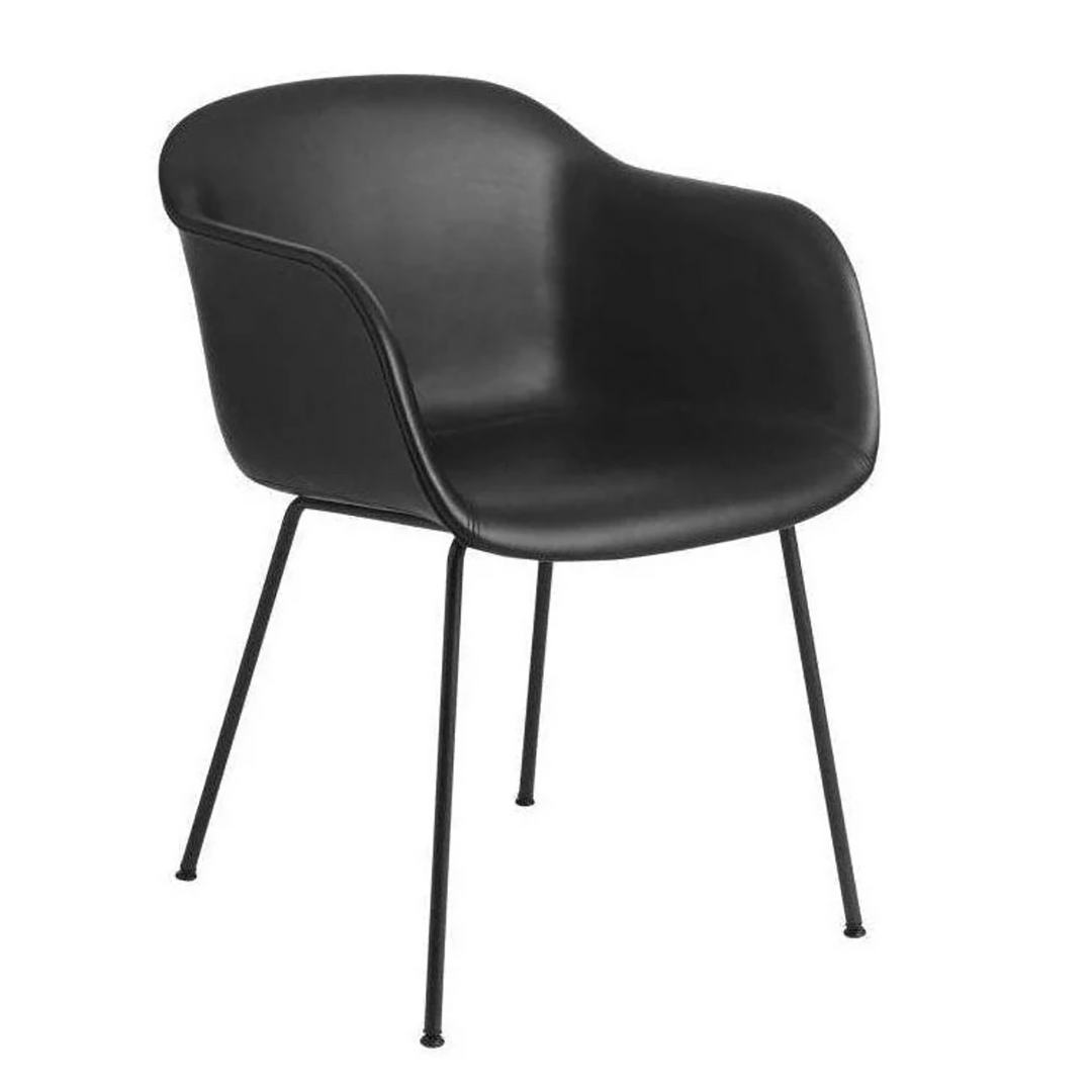 Muuto - Stoel Fiber met arm - SALE  Houtmerk   