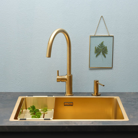 Reginox - Spoelbak New York - Gold Flax 40x40cm Spoelbak Franke   