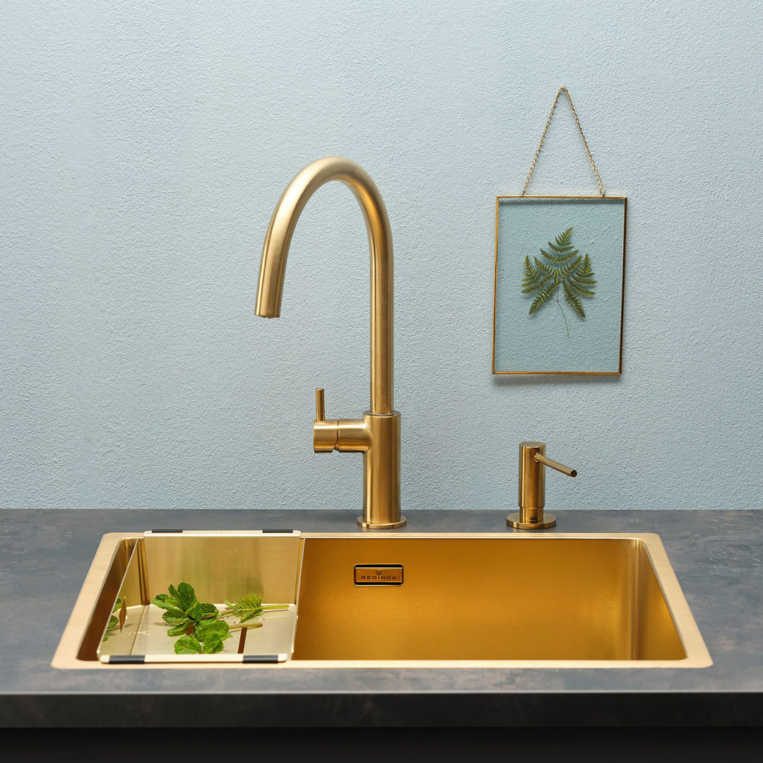 Reginox - Spoelbak New York - Gold Flax 50x40cm Spoelbak Franke   
