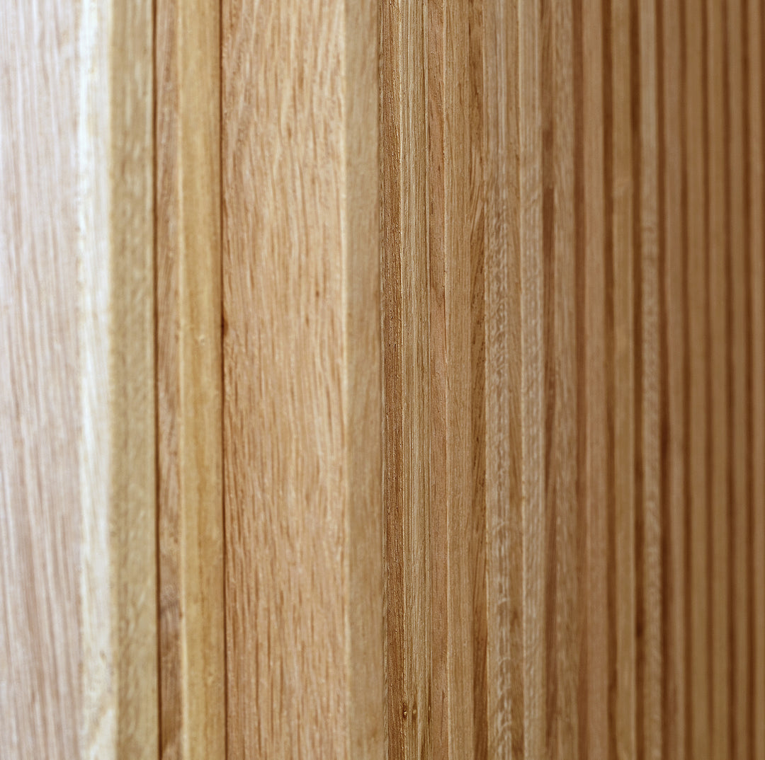Houtmerk - Maatwerk houten Taatsdeur zonder kozijn - Geprofileerd Eiken Deuren Houtmerk   