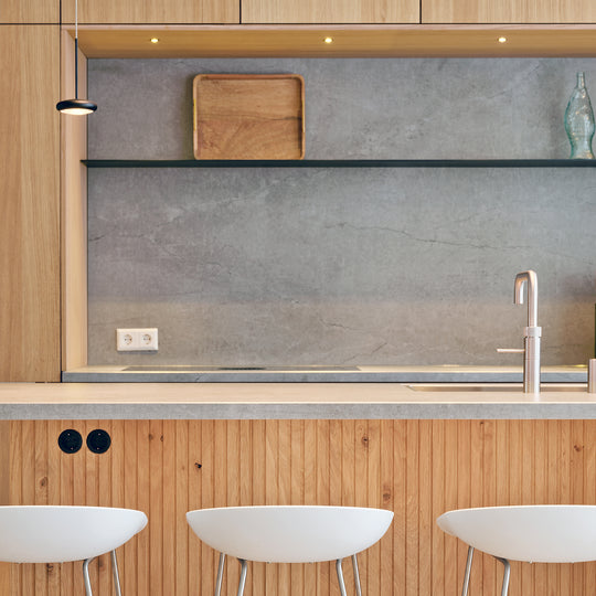 Houtmerk Ratio® - Wandplank Sheffield - Schap gecoat staal  Houtmerk   
