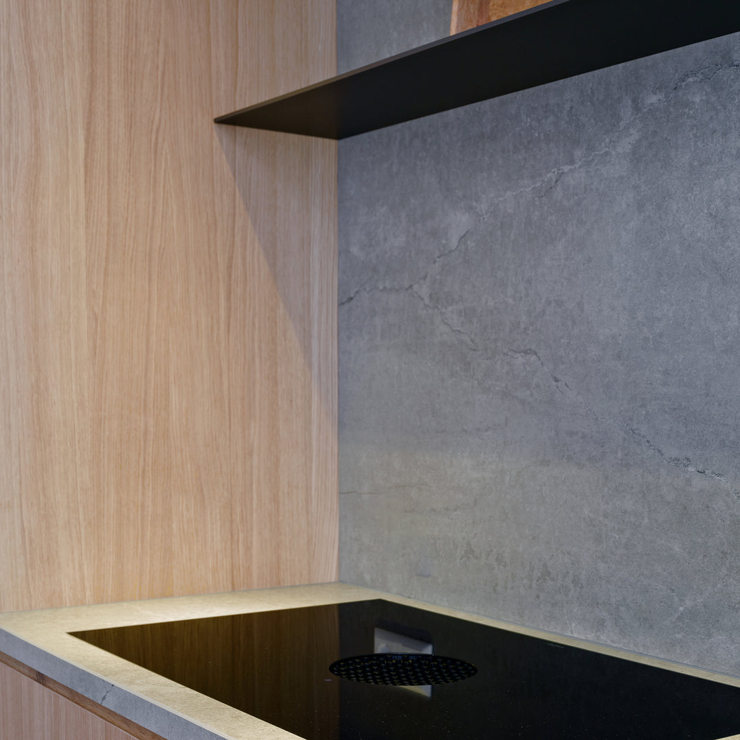 Houtmerk Ratio® - Wandplank Sheffield - Schap gecoat staal  Houtmerk   