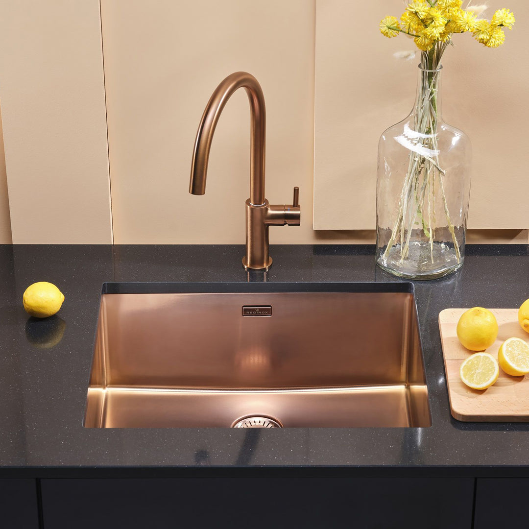 Reginox - Spoelbak New York - Copper Rosé 50x40cm Spoelbak Franke   