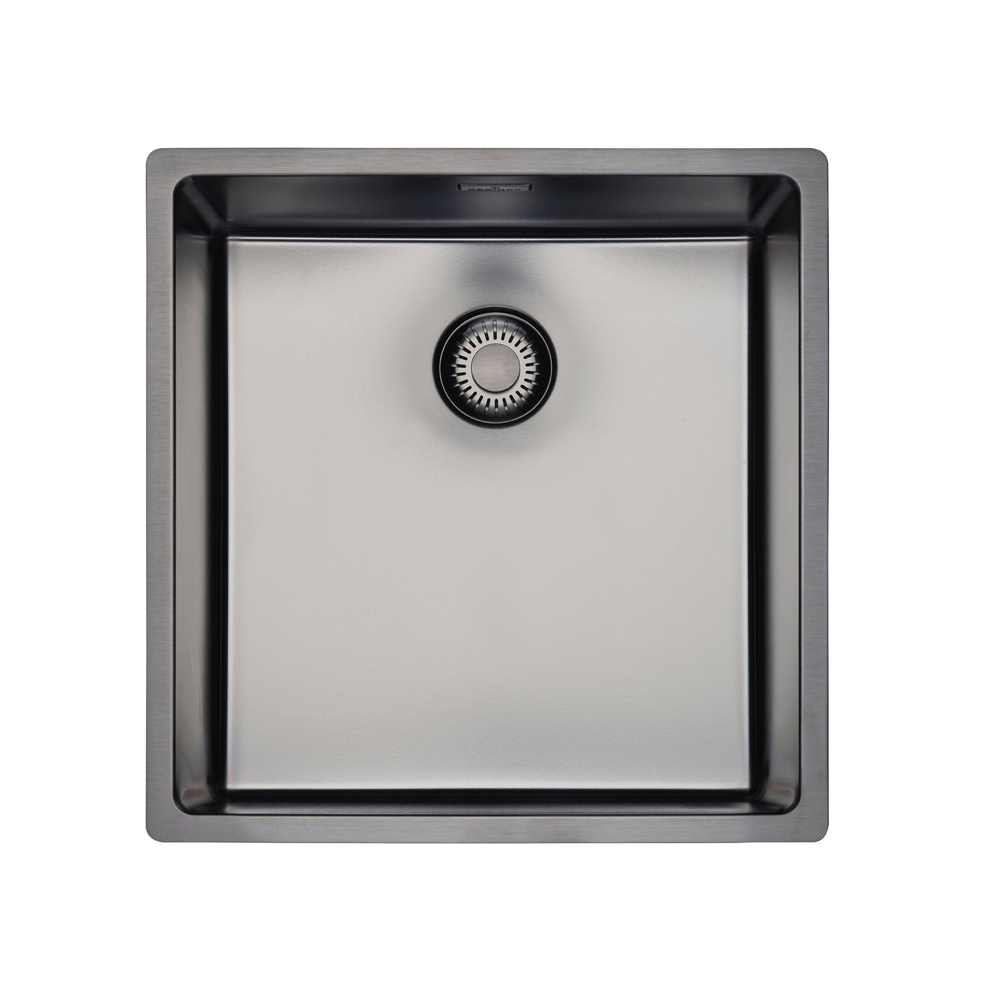 Reginox - Spoelbak New York - Gun Metal 40x40cm Spoelbak Franke   