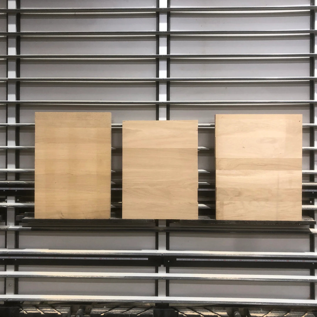 Houtmerk - Losse panelen massief eiken resthout 80x100cm - SALE Werkbladen houtmerk