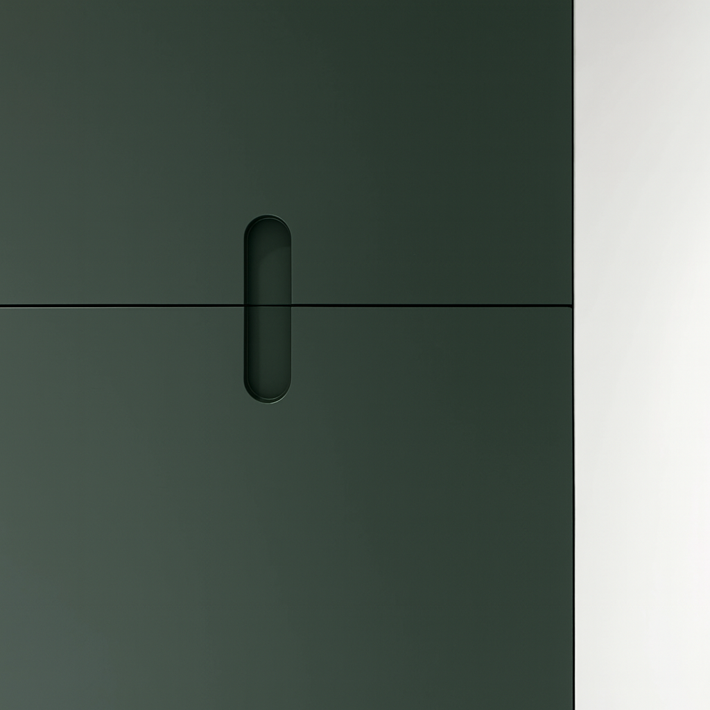 Ratio - Keukenfront MOSS - Farrow&Ball Mengkleuren Keukenfronten Houtmerk