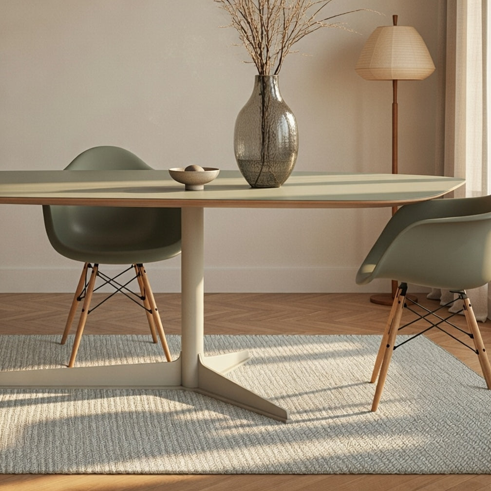Houtmerk - Tafel Loom Fenix - Bladvorm Basalt Tafels Houtmerk