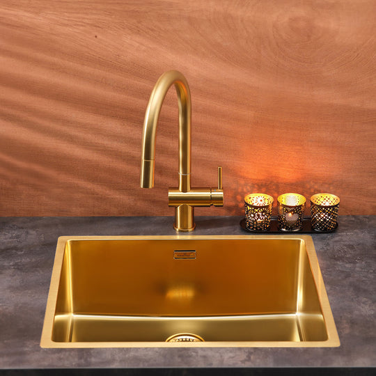 Reginox - Spoelbak New York - Gold Flax 40x40cm Spoelbak Franke   