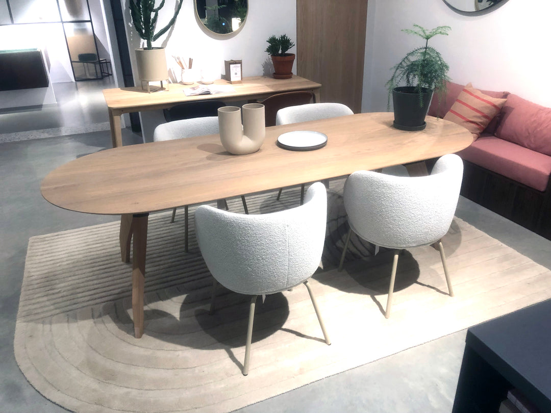 Houtmerk - Tafel Lino Eiken - Bladvorm Costa - SALE Tafels Houtmerk