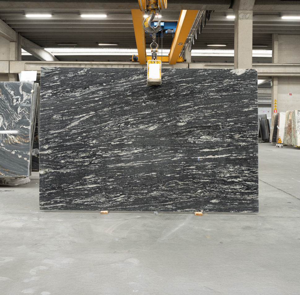Houtmerk - Black Cosmic graniet keukenblad - Maatwerk werkblad