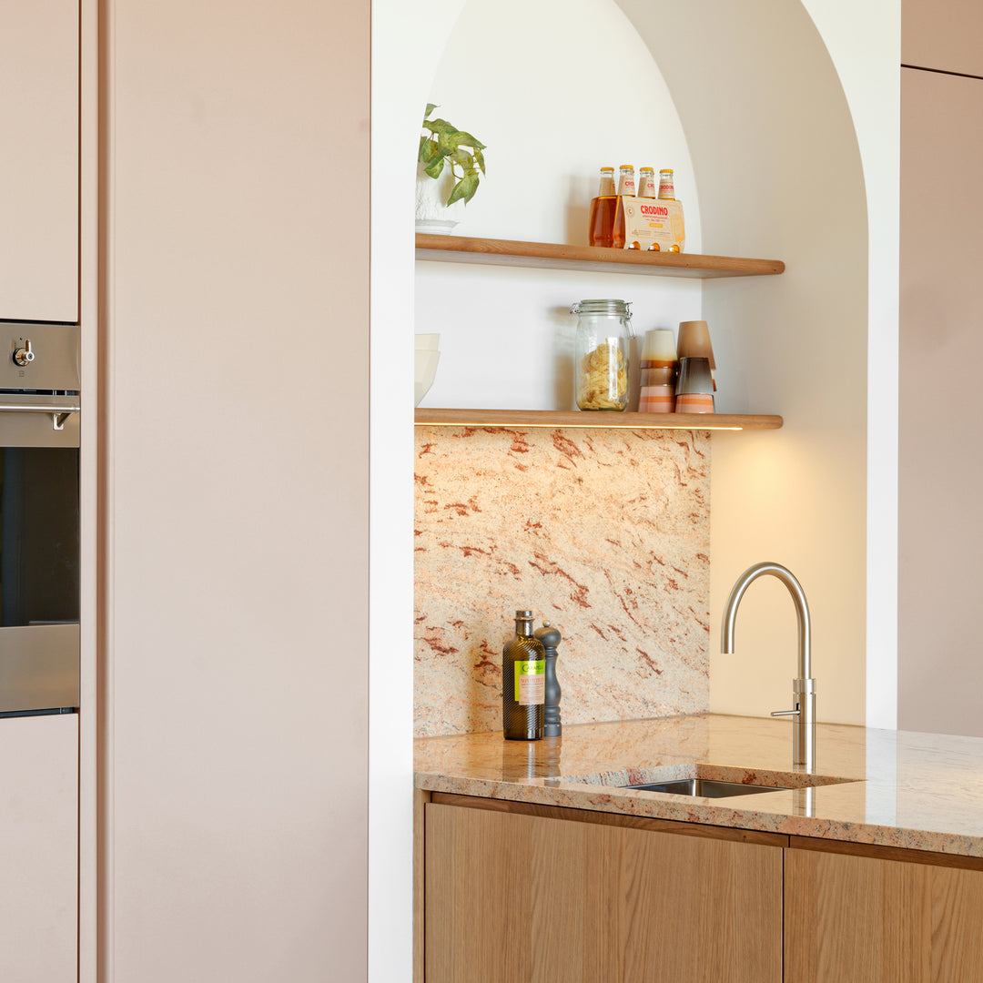 Ratio - Keukenfront KURVER - Farrow&Ball Mengkleuren Keukenfronten Houtmerk