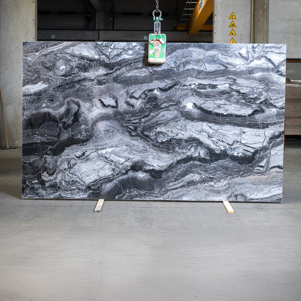Houtmerk - Orobico Grigio keukenblad - Maatwerk werkblad natuursteen Keramiek Houtmerk