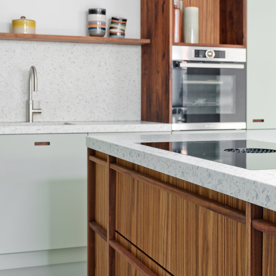Houtmerk Ratio® - Tussenstaander recht - Noten Houtmerk