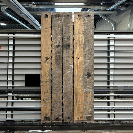 Houtmerk - Massief houten wagondelen 270x118cm - Oud Eiken Rustiek - SALE Werkbladen Houtmerk   