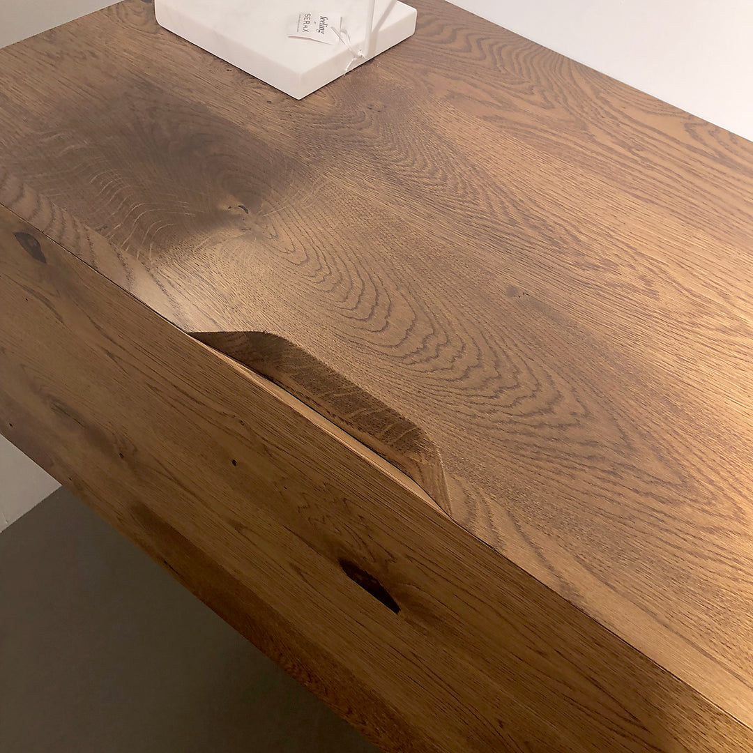 Wandmeubel Azur notenhout met lades 220cm - SALE Kasten Houtmerk