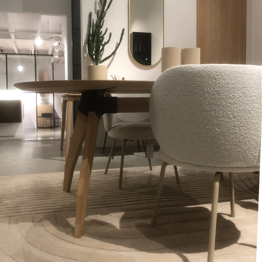 Houtmerk - Tafel Lino Eiken - Bladvorm Costa - SALE Tafels Houtmerk