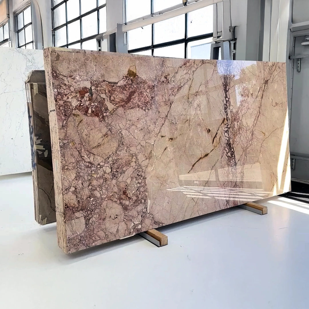 Houtmerk - Breccia Pernice keukenblad - Maatwerk werkblad natuursteen Keramiek Houtmerk
