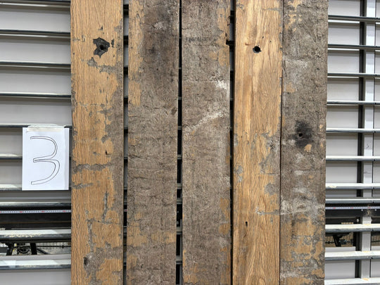 Houtmerk - Massief houten wagondelen 270x118cm - Oud Eiken Rustiek - SALE Werkbladen Houtmerk   