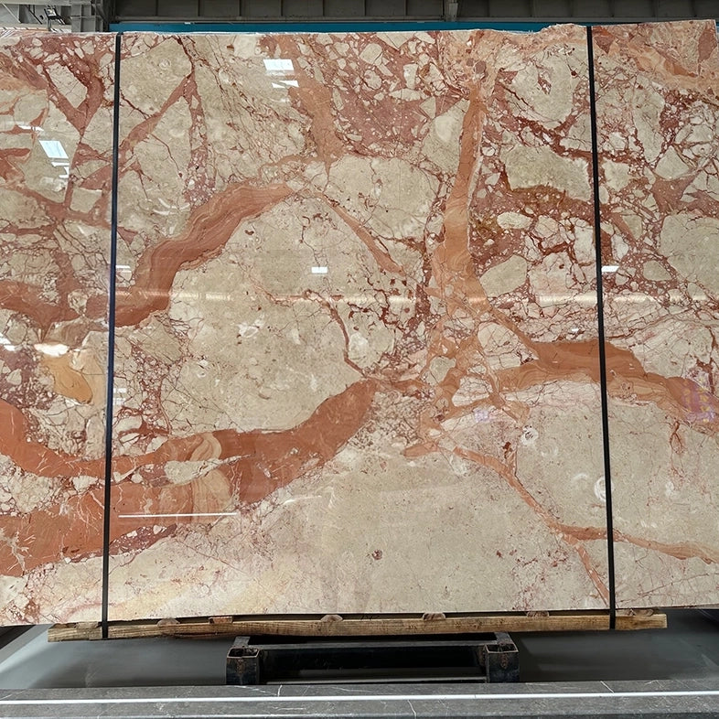 Houtmerk - Breccia Pernice keukenblad - Maatwerk werkblad natuursteen Keramiek Houtmerk