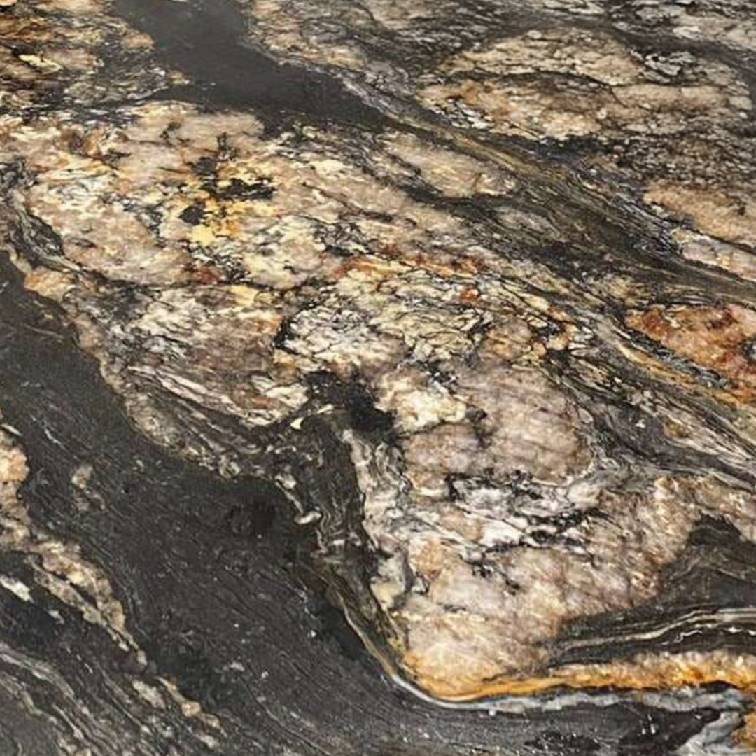 Houtmerk - Black Cosmic keukenblad - Maatwerk werkblad natuursteen Keramiek Houtmerk