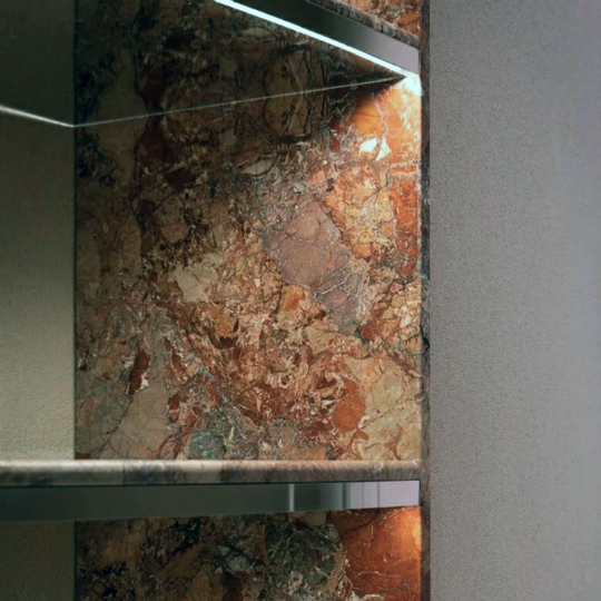 Houtmerk - Breccia Pernice keukenblad - Maatwerk werkblad natuursteen Keramiek Houtmerk