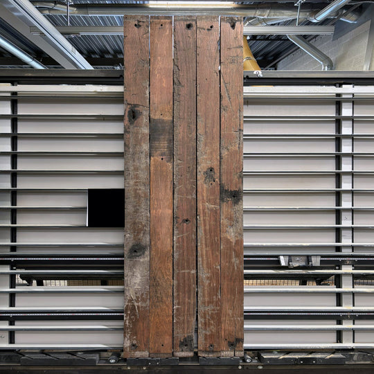Houtmerk - Massief houten wagondelen 270x85cm - Oud Meranti Rustiek - SALE Werkbladen Houtmerk   
