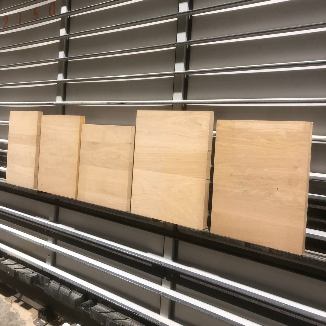 Houtmerk - Bundel panelen massief eiken resthout - SALE Houtmerk