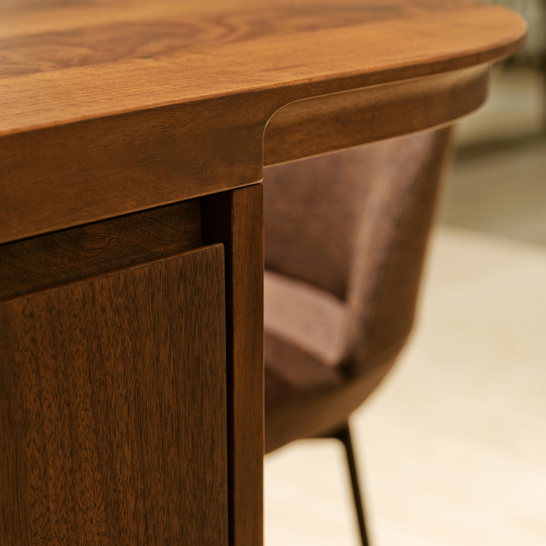 Houtmerk - Barblad Anno Noten - Rechthoek met afgeronde hoeken Tafels Houtmerk