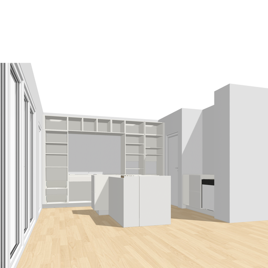 Ratio - Compositie 14 voor Kitchenplanner Kastcombinatie Houtmerk