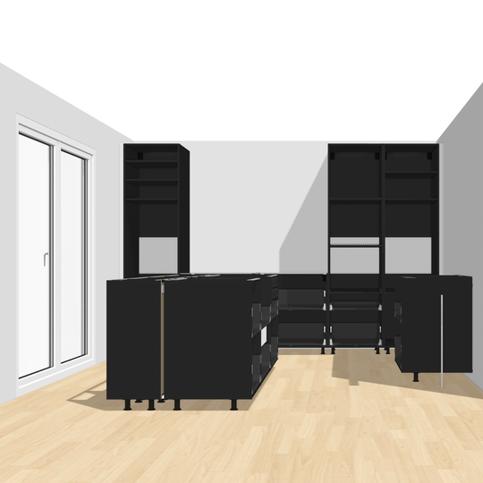 Ratio - Compositie 15 voor Kitchenplanner Kastcombinatie Houtmerk