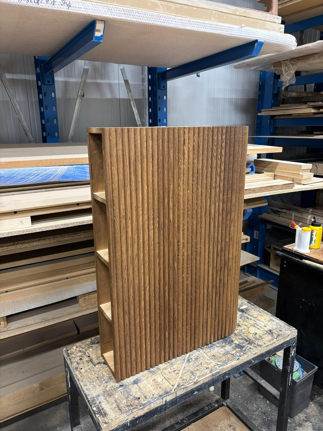 Houtmerk Ratio® - Ronde stolwand Curve - Houten wang hoek - SALE Houtmerk