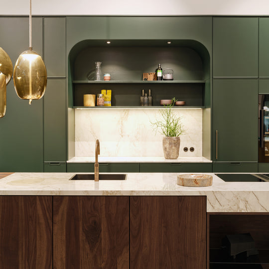 Ratio - Keukenfront SILHOUET - Farrow&Ball Mengkleuren Keukenfronten Houtmerk