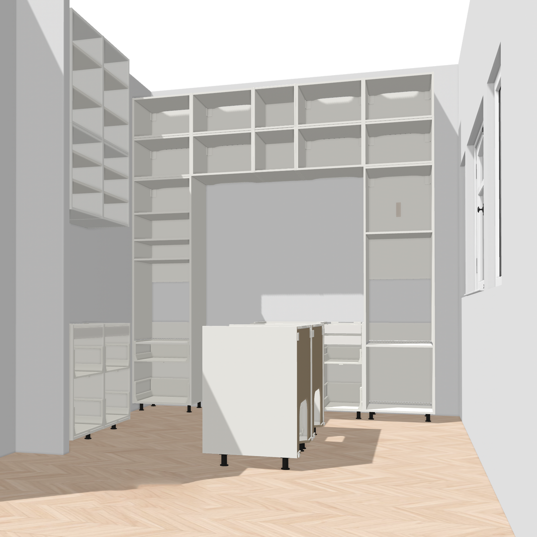 Ratio - Compositie 16 voor Kitchenplanner Kastcombinatie Houtmerk