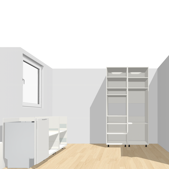 Ratio - Compositie 13 voor Kitchenplanner Kastcombinatie Houtmerk