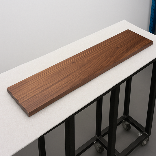 Houtmerk - Massief noten wandplank 100cm - SALE Wandplanken Houtmerk