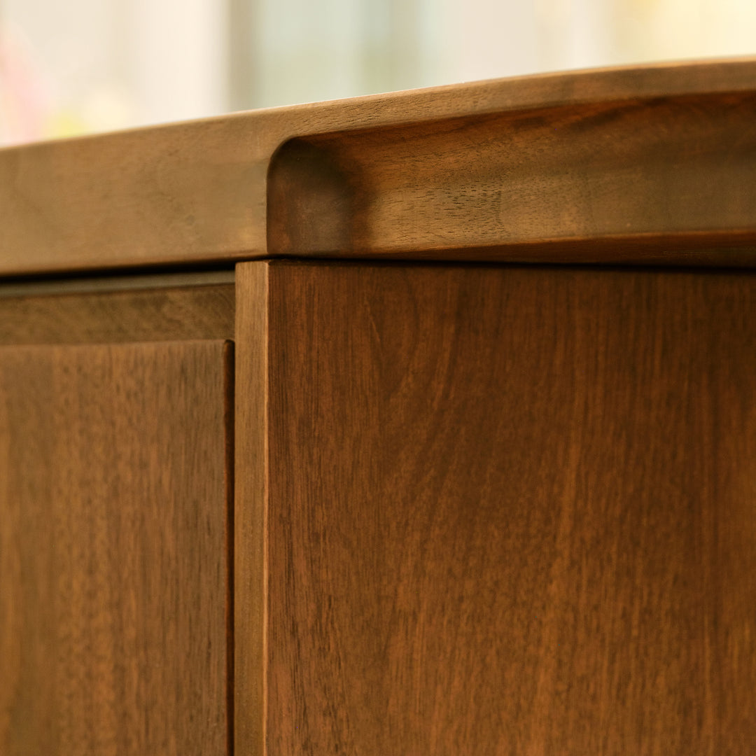 Houtmerk - Barblad Anno Noten - Rechthoek met afgeronde hoeken Tafels Houtmerk