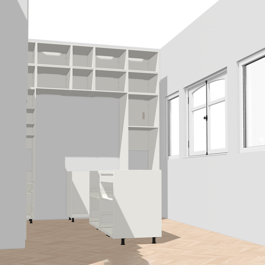 Ratio - Compositie 16 voor Kitchenplanner Kastcombinatie Houtmerk