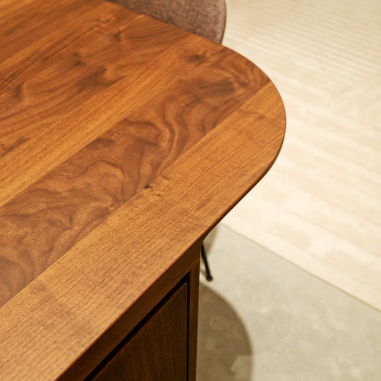 Houtmerk - Barblad Anno Noten - Rechthoek met afgeronde hoeken Tafels Houtmerk