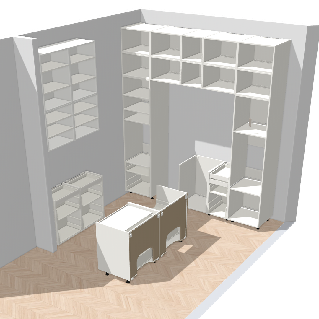 Ratio - Compositie 16 voor Kitchenplanner Kastcombinatie Houtmerk