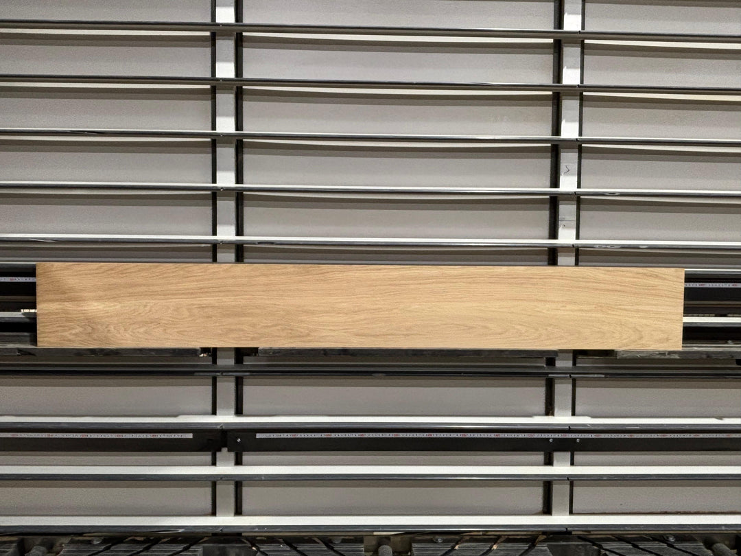 GERESERVEERD Houtmerk - Houten Wandplank 180cm - Massief eiken - SALE