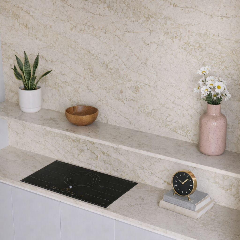 Houtmerk - ArteStone Amber keukenblad - Maatwerk werkblad composiet Composiet Houtmerk