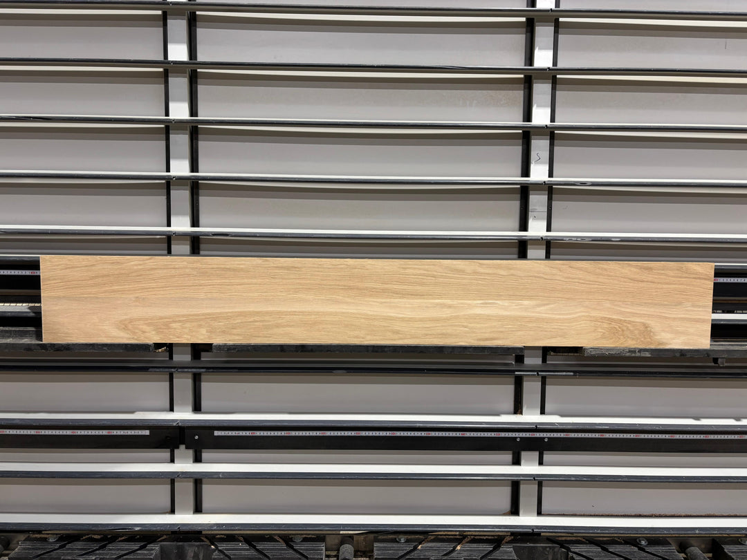 GERESERVEERD Houtmerk - Houten Wandplank 180cm - Massief eiken - SALE