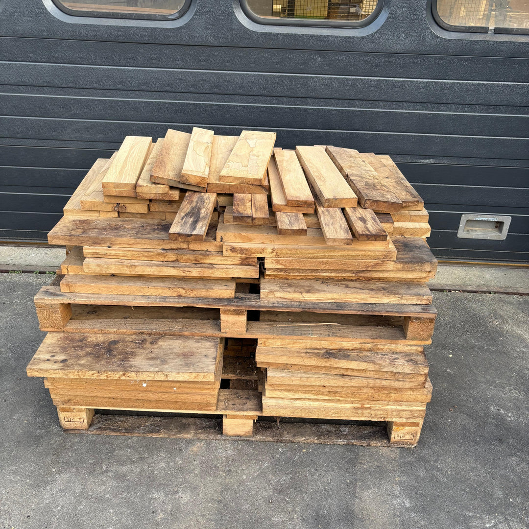 Houtmerk - Losse panelen massief eiken resthout 50cm - SALE Werkbladen houtmerk