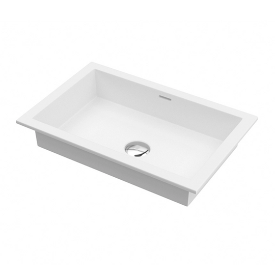 Houtmerk – Onderbouw wasbak Subliem - Solid Surface rechthoek - SALE