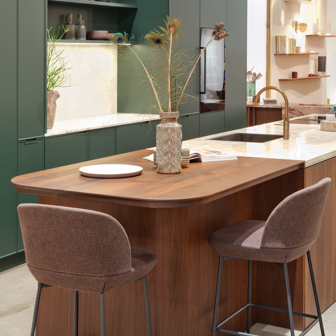 Houtmerk - Barblad Anno Noten - Rechthoek met afgeronde hoeken Tafels Houtmerk