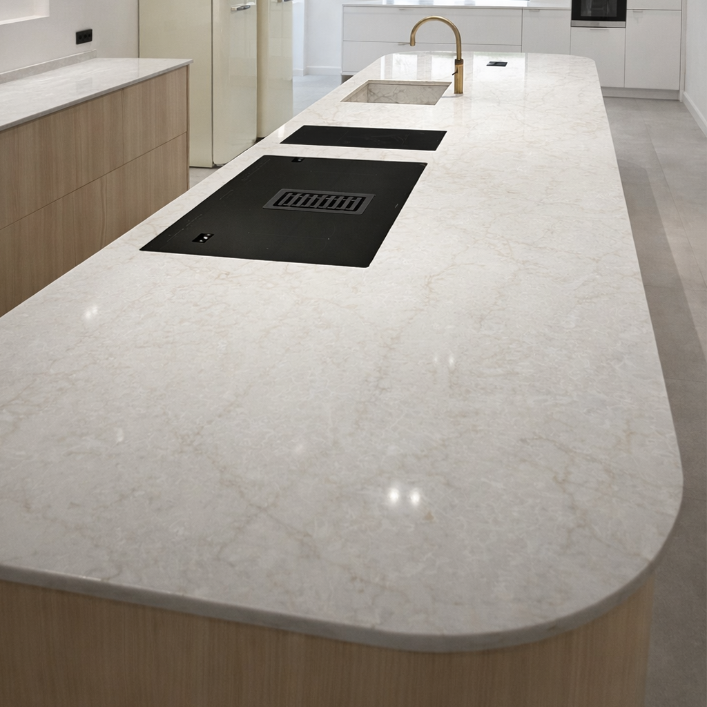 Houtmerk - ArteStone Amber keukenblad - Maatwerk werkblad composiet Composiet Houtmerk
