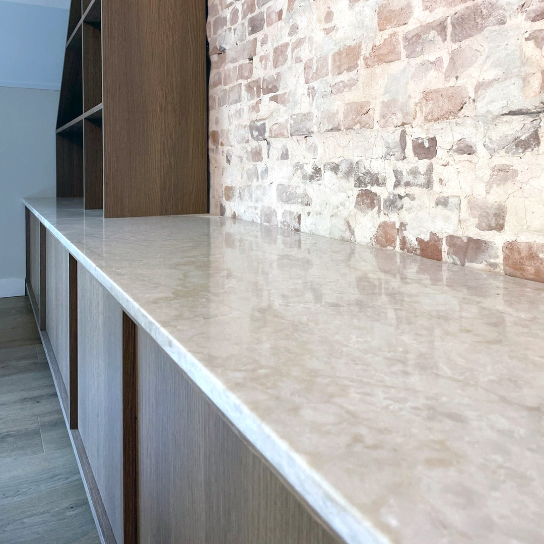 Houtmerk - ArteStone Amber keukenblad - Maatwerk werkblad composiet Composiet Houtmerk