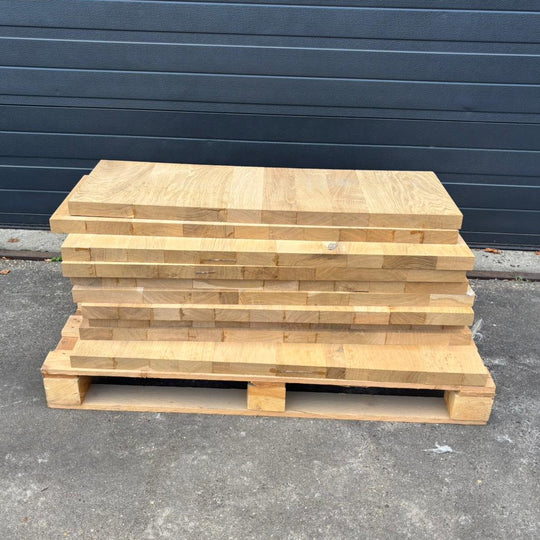 Houtmerk - Losse panelen massief eiken resthout - SALE Werkbladen houtmerk